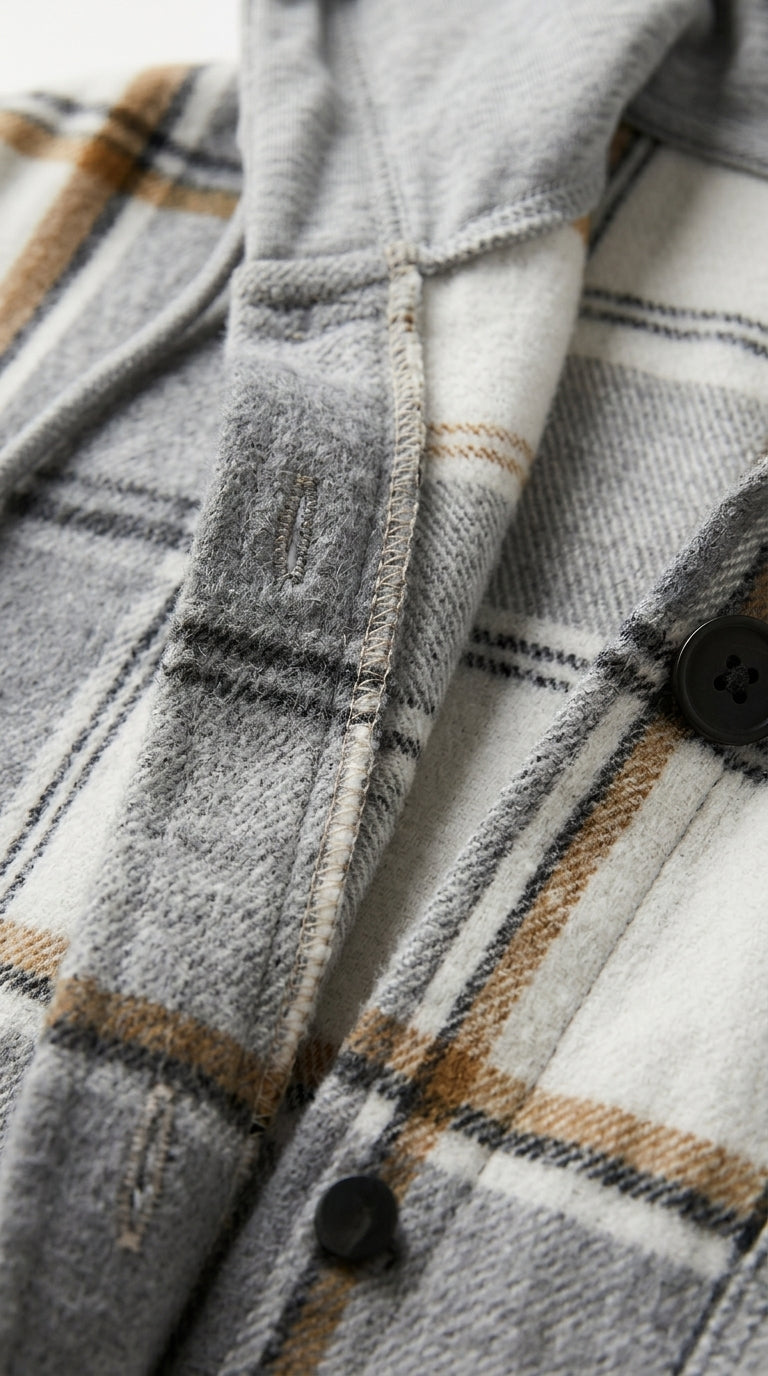 Elisa | Sobrecamisa Forrada con Capucha