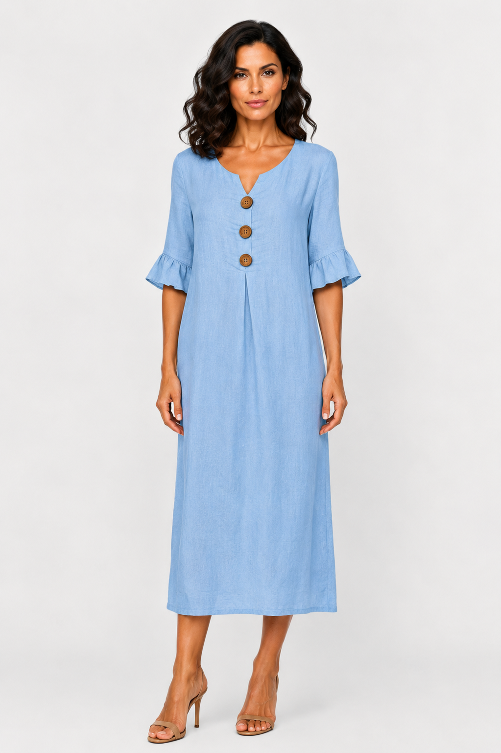 Vestido informal de mujer.