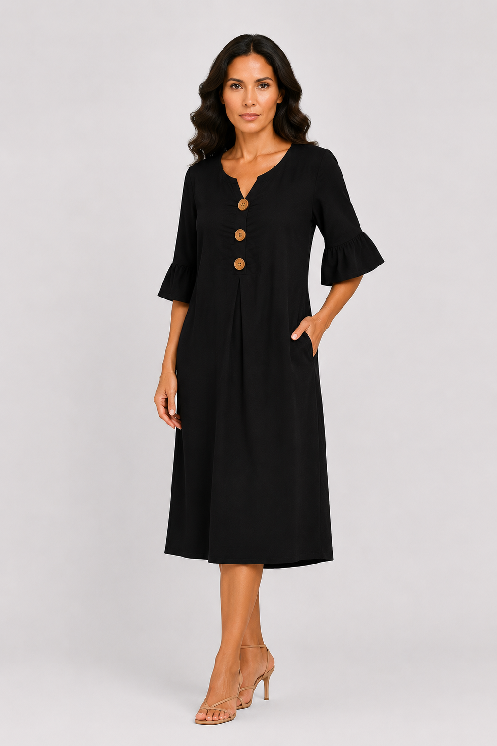 Vestido informal de mujer.