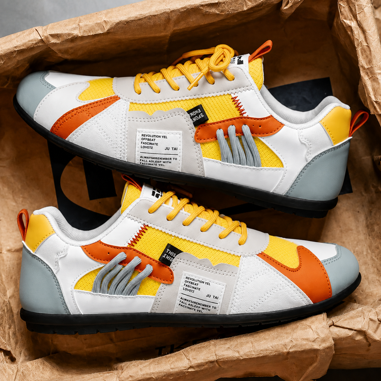 Carlos | Zapatillas retro coloridas