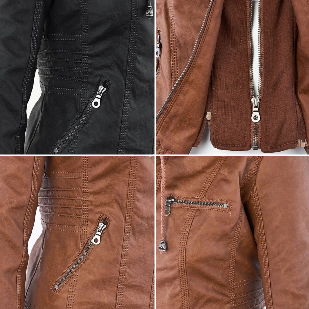 Sveva | Chamarra efecto piel resistente y elegante