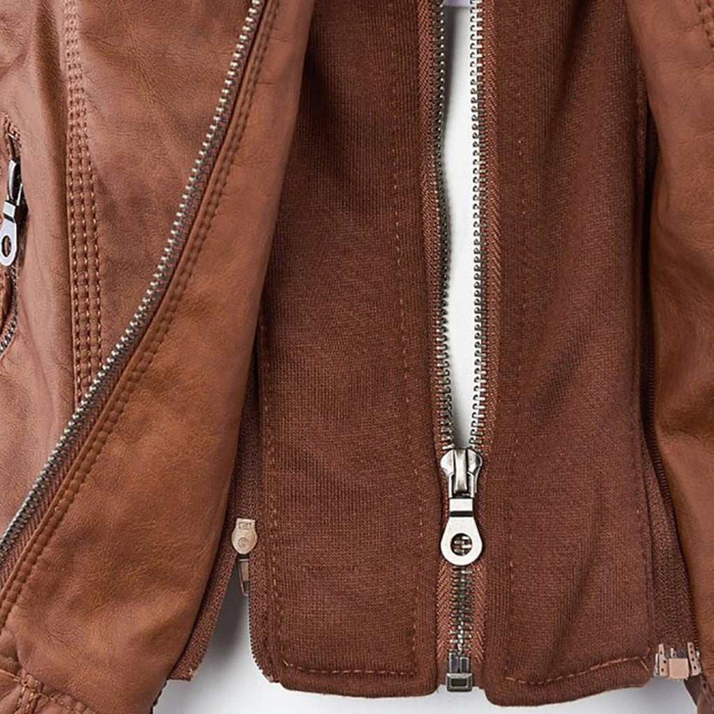 Sveva | Chamarra efecto piel resistente y elegante