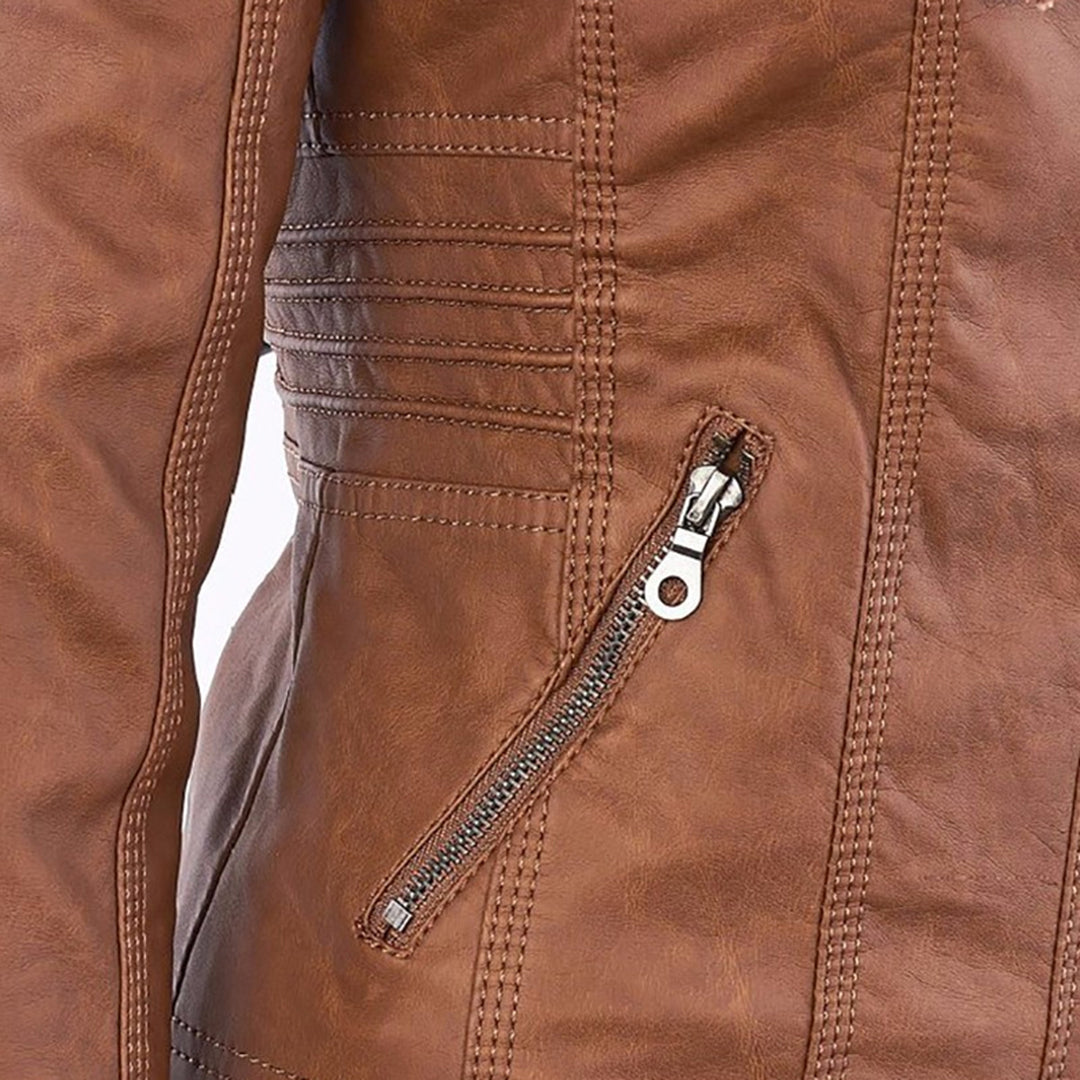 Sveva | Chamarra efecto piel resistente y elegante