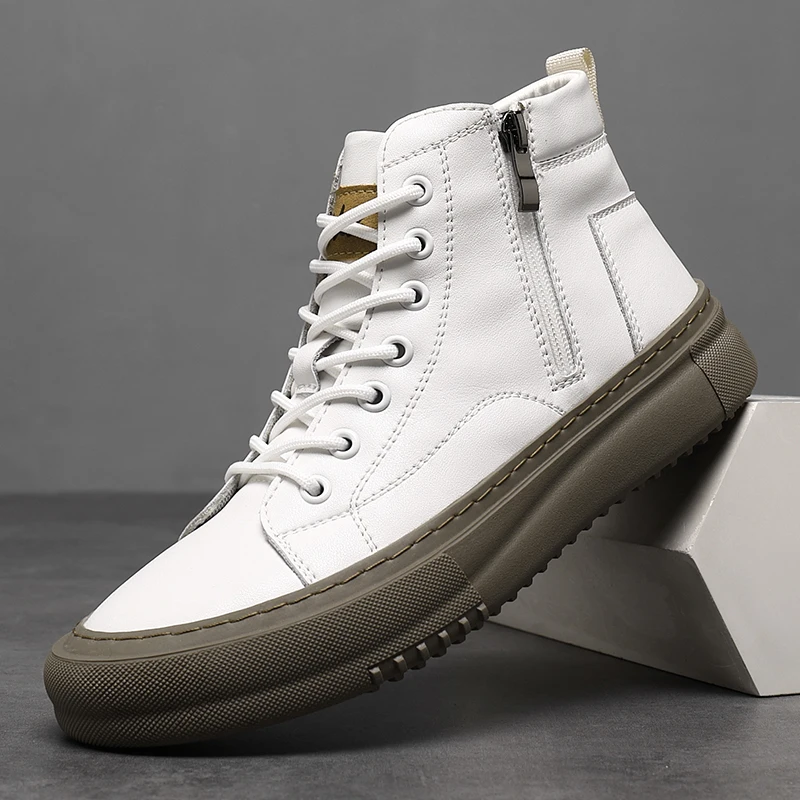 Miguel™ – Zapatillas altas de cuero sintético