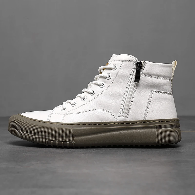 Miguel™ – Zapatillas altas de cuero sintético