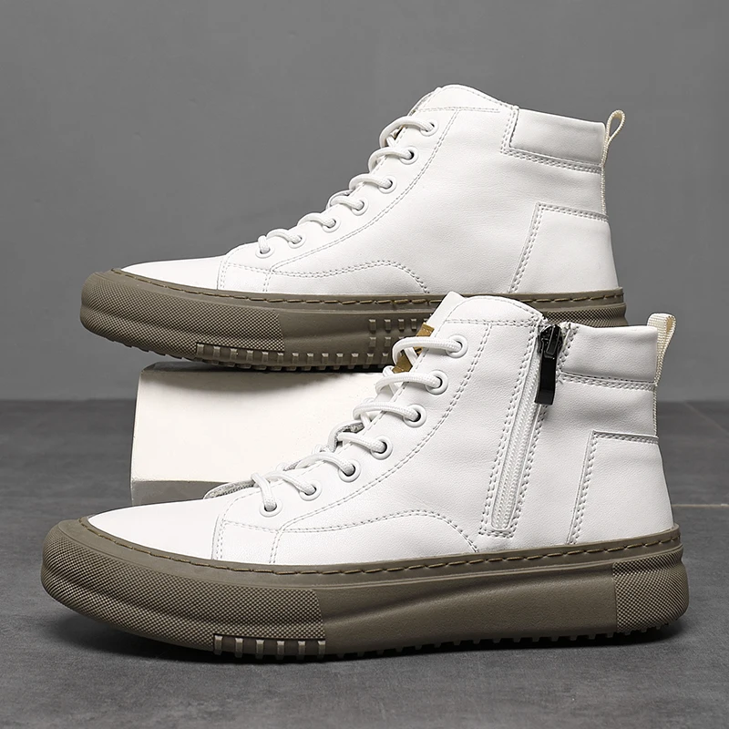 Miguel™ – Zapatillas altas de cuero sintético
