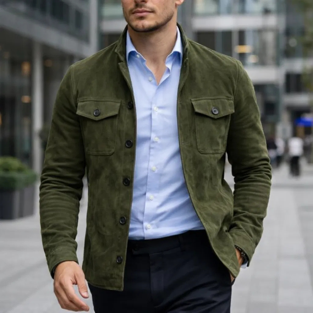 Julián | Chaqueta de Ante Premium