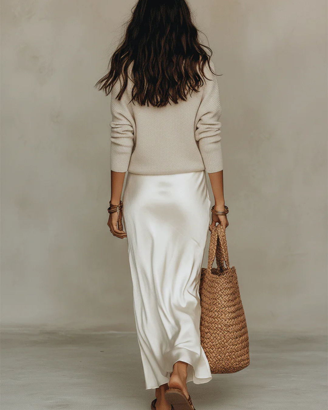 Alma | Vestido Midi Satinado