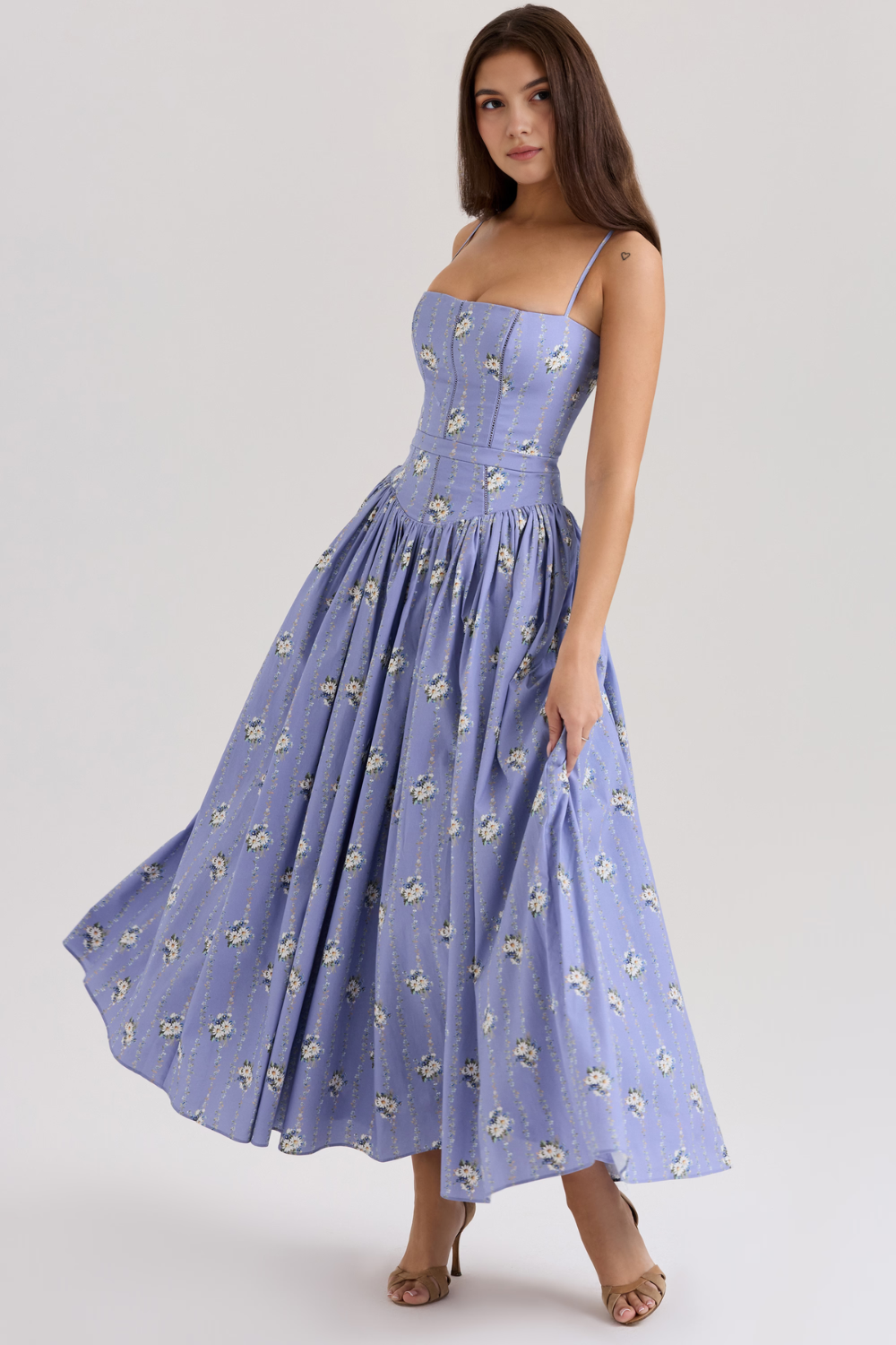Estrella | Vestido midi floral