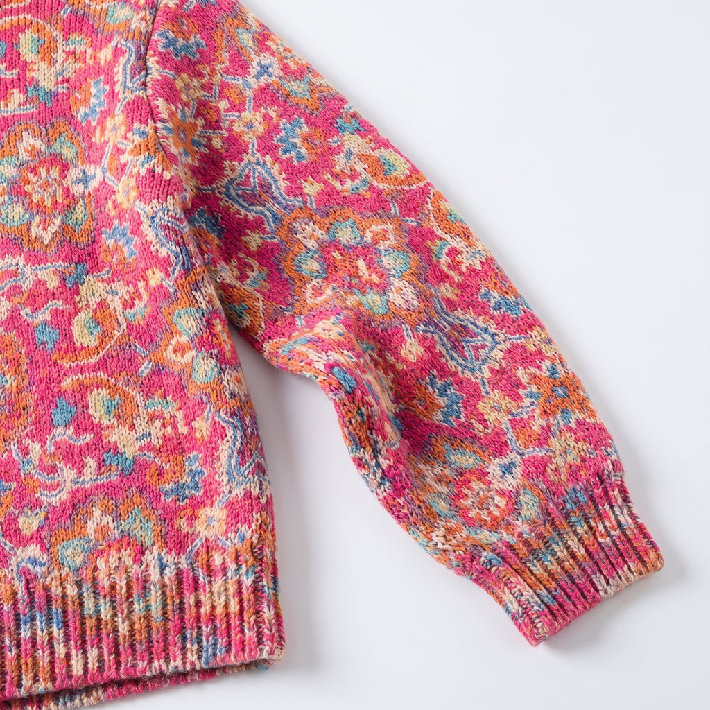 Suéter Floral Retro