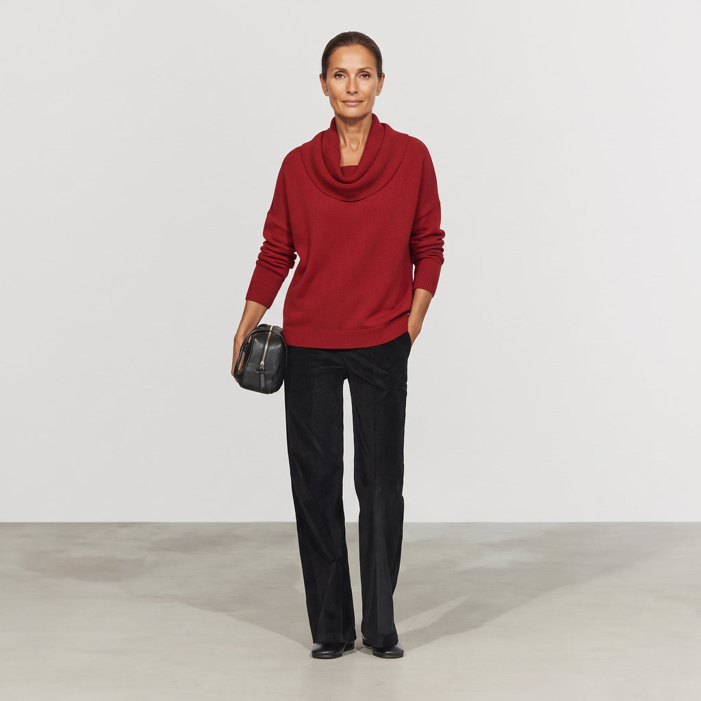 Iole | Suéter con Cuello Draped