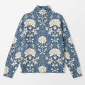 Suéter Floral Cuello Alto