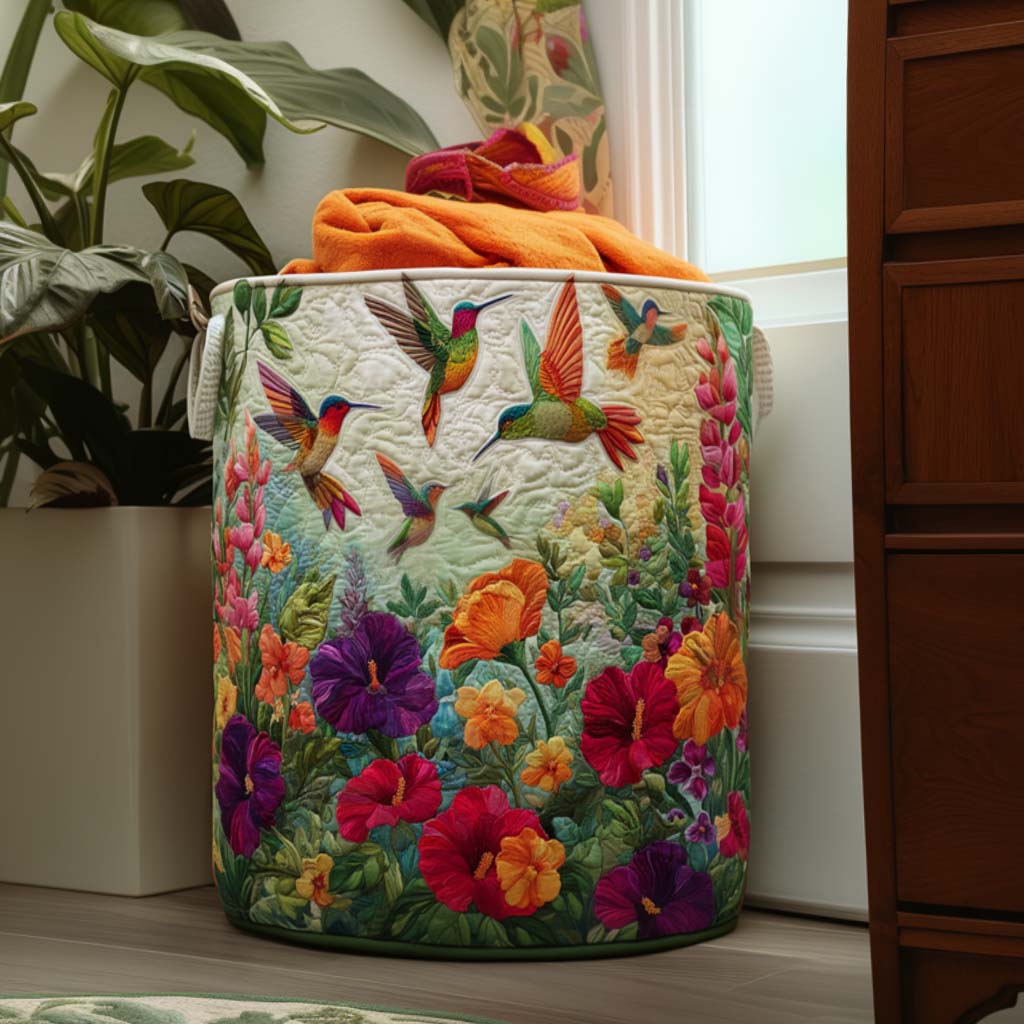 Flora | Cesto para la Ropa Mariposas y Flores