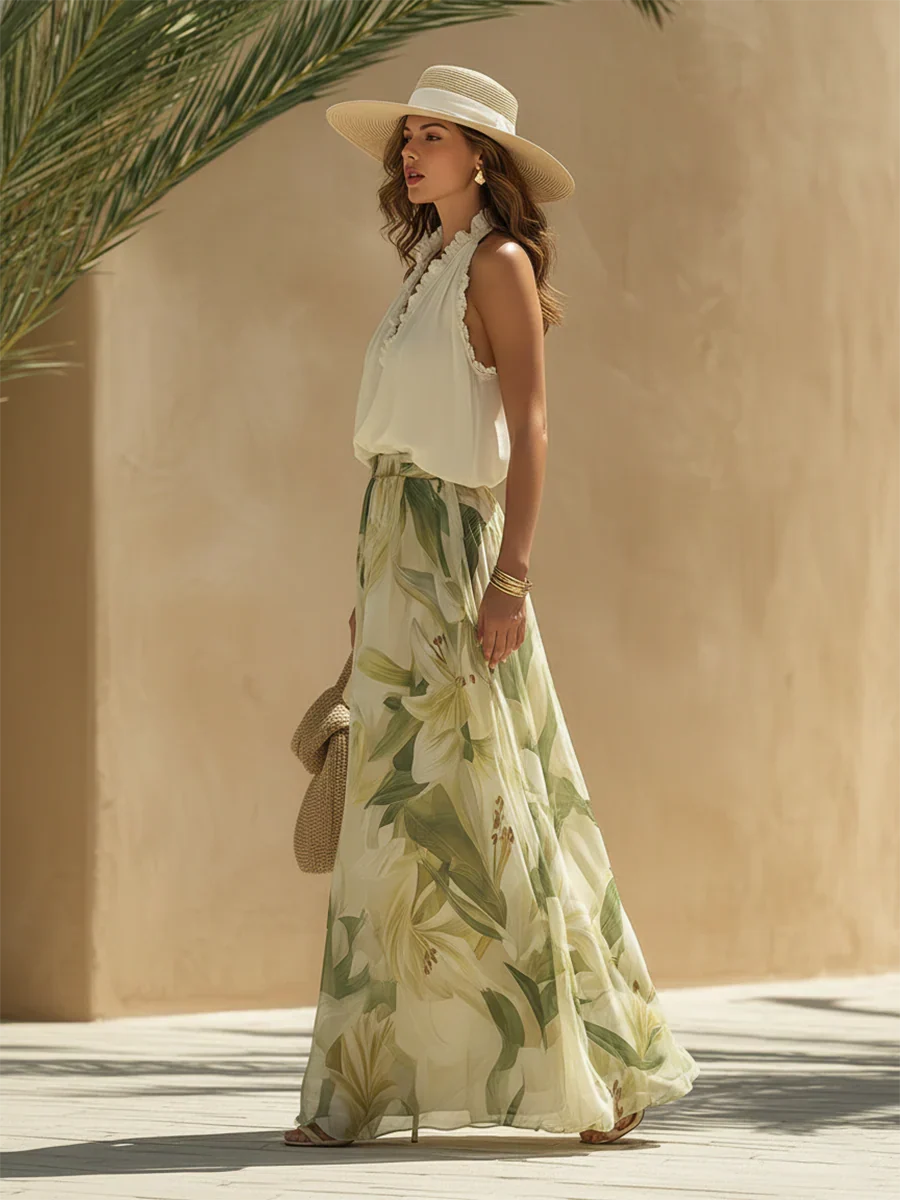 Lyselle™ | Elegante conjunto ligero con estampado floral