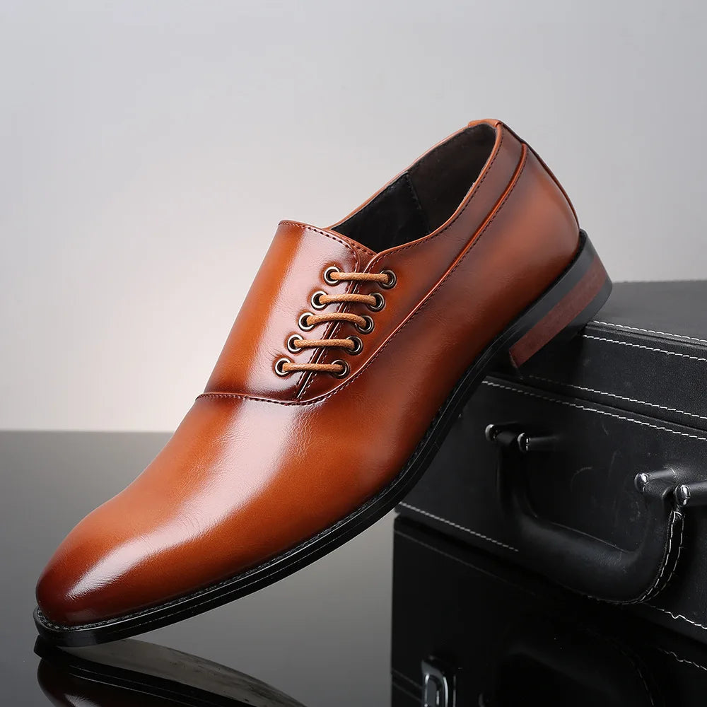 Bernardo™ – Zapatos Oxford de Piel Auténtica Premium