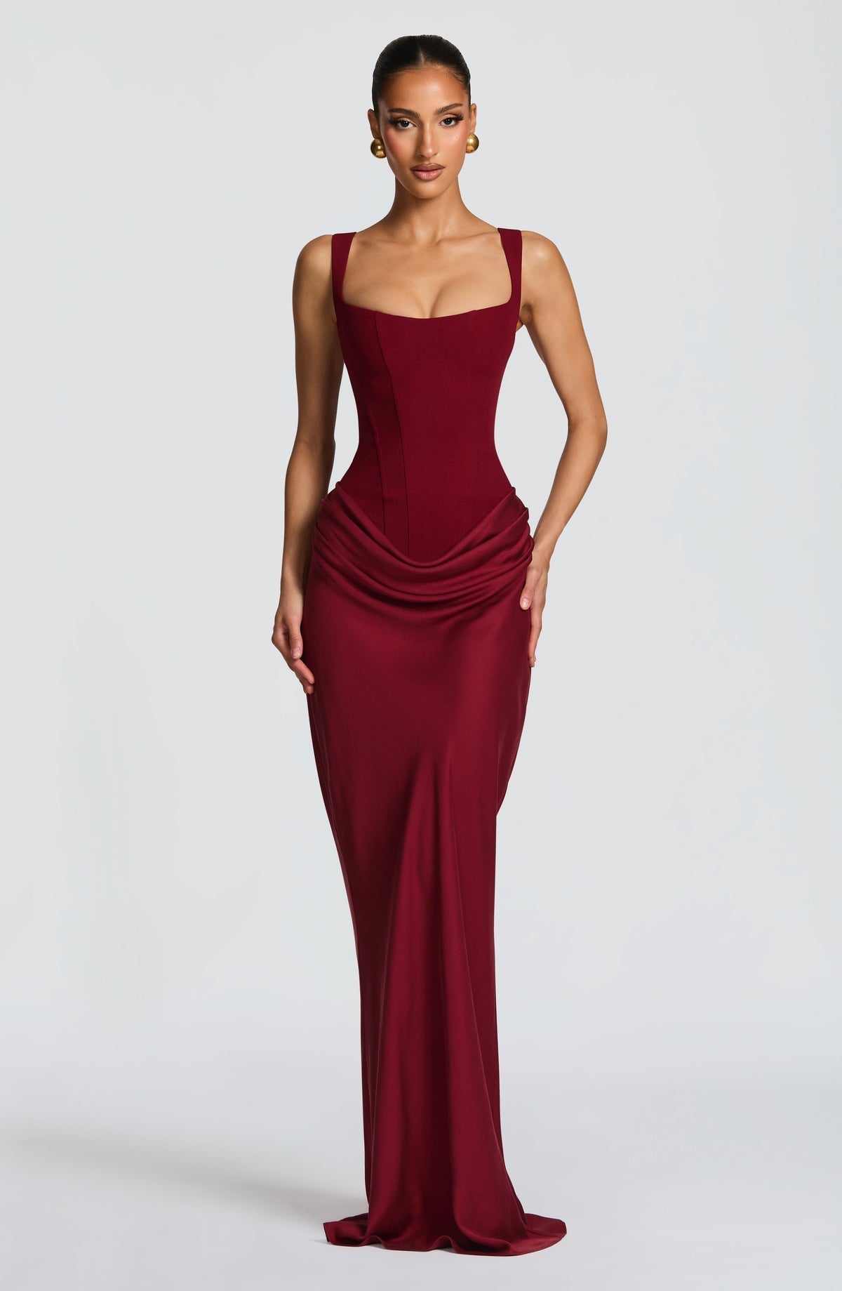 Vestido Aria™ | Hourglass Maxi Corsé Ajustado - Best Seller