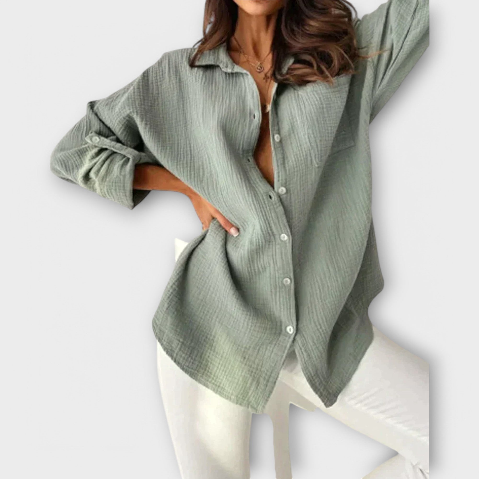 Jessica - Blusa primavera con botones