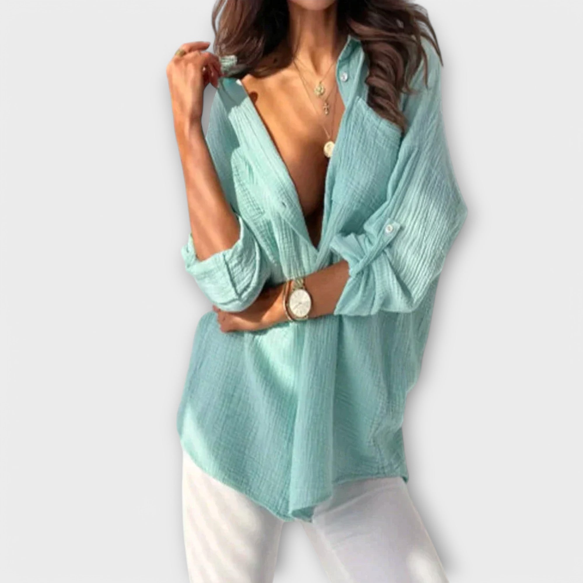 Jessica - Blusa primavera con botones