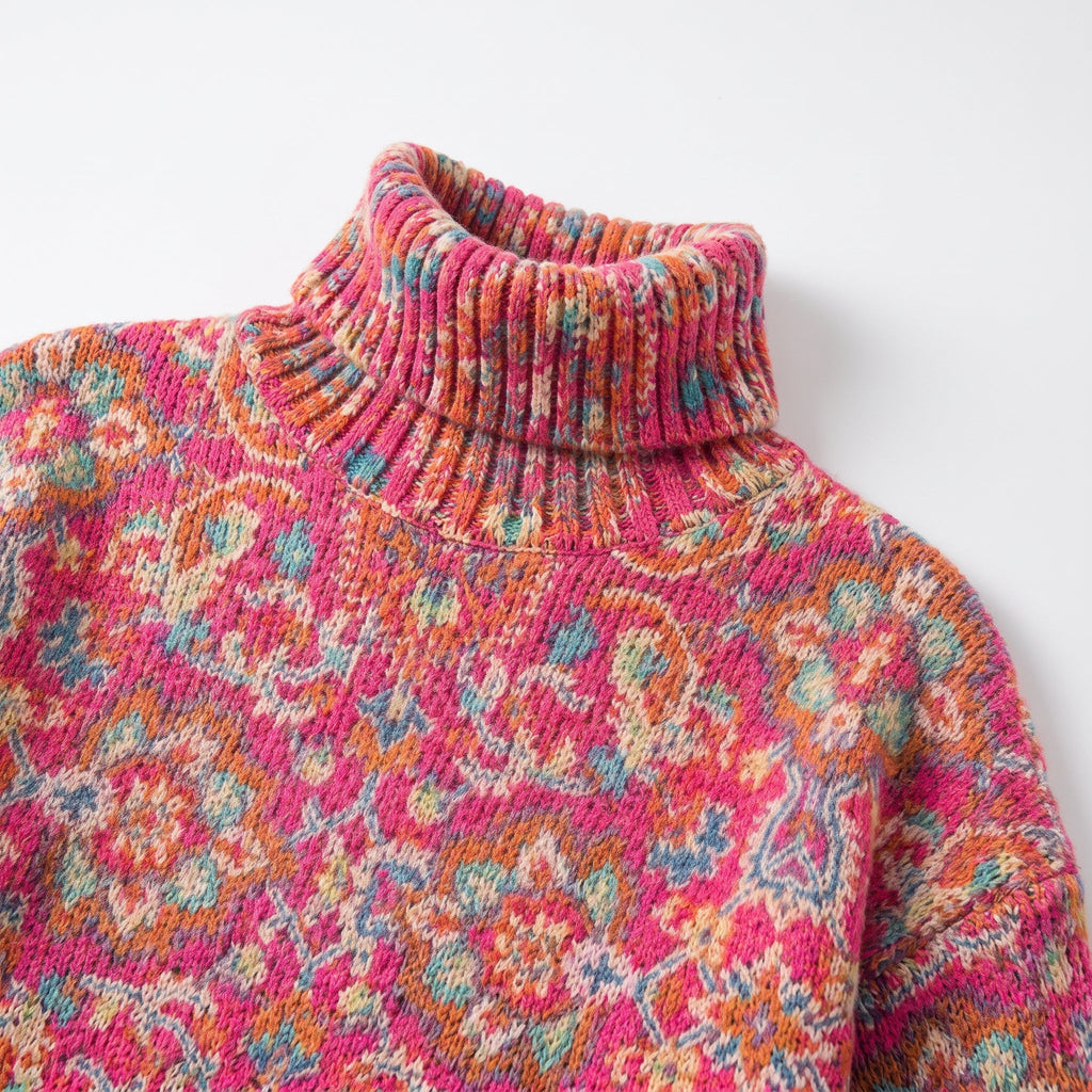 Suéter Floral Retro
