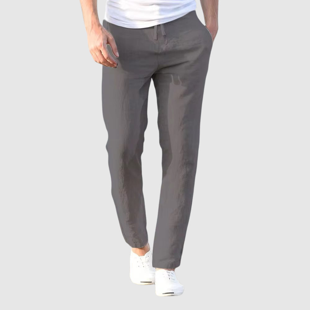 Guillermo™ - Pantalón negro con diseño limpio y exclusivo