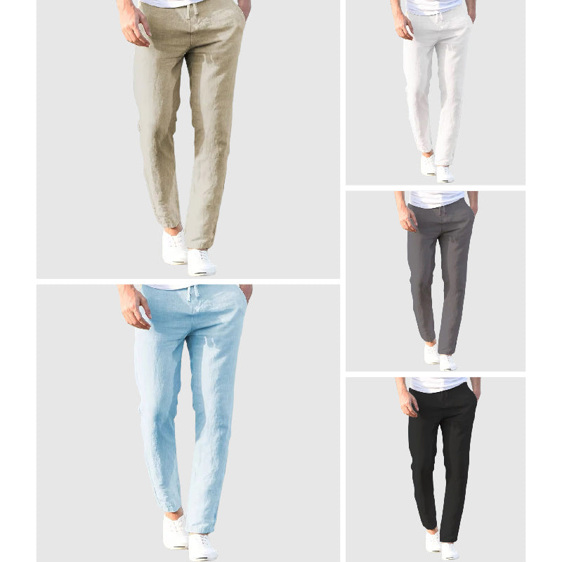 Guillermo™ - Pantalón negro con diseño limpio y exclusivo