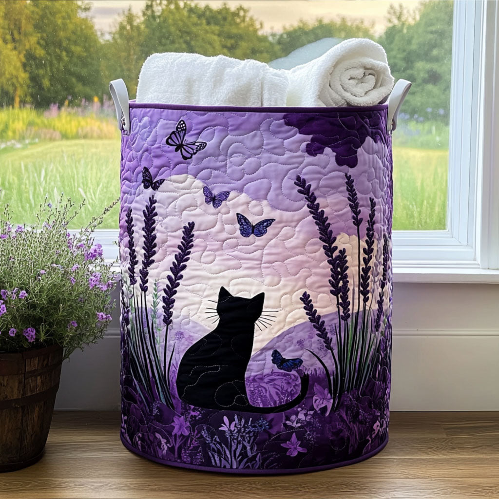 Luna | Cesto para la Ropa con Diseño de Gatos