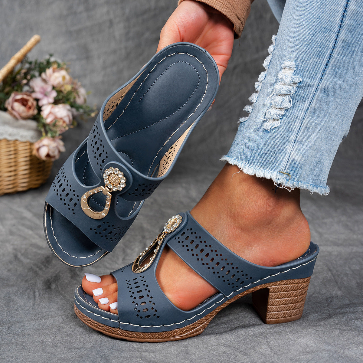 Isabella™ | Sandalias cómodas de tacón alto