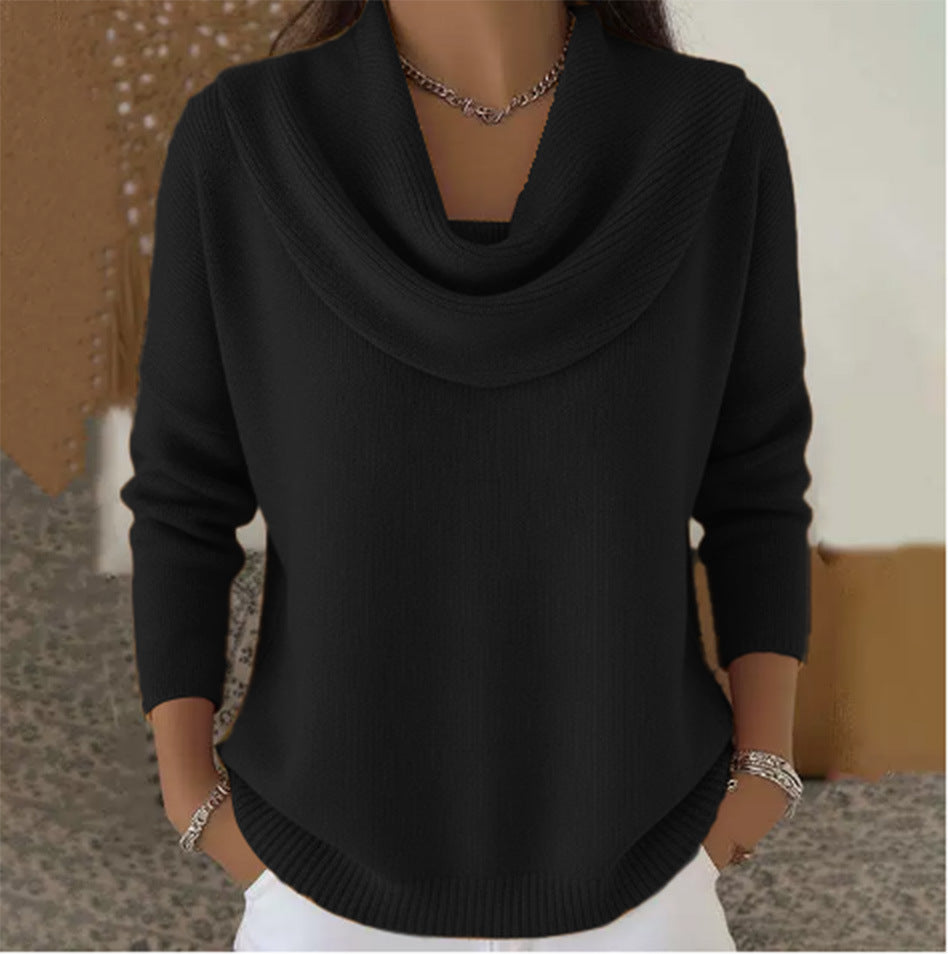 Iole | Suéter con Cuello Draped