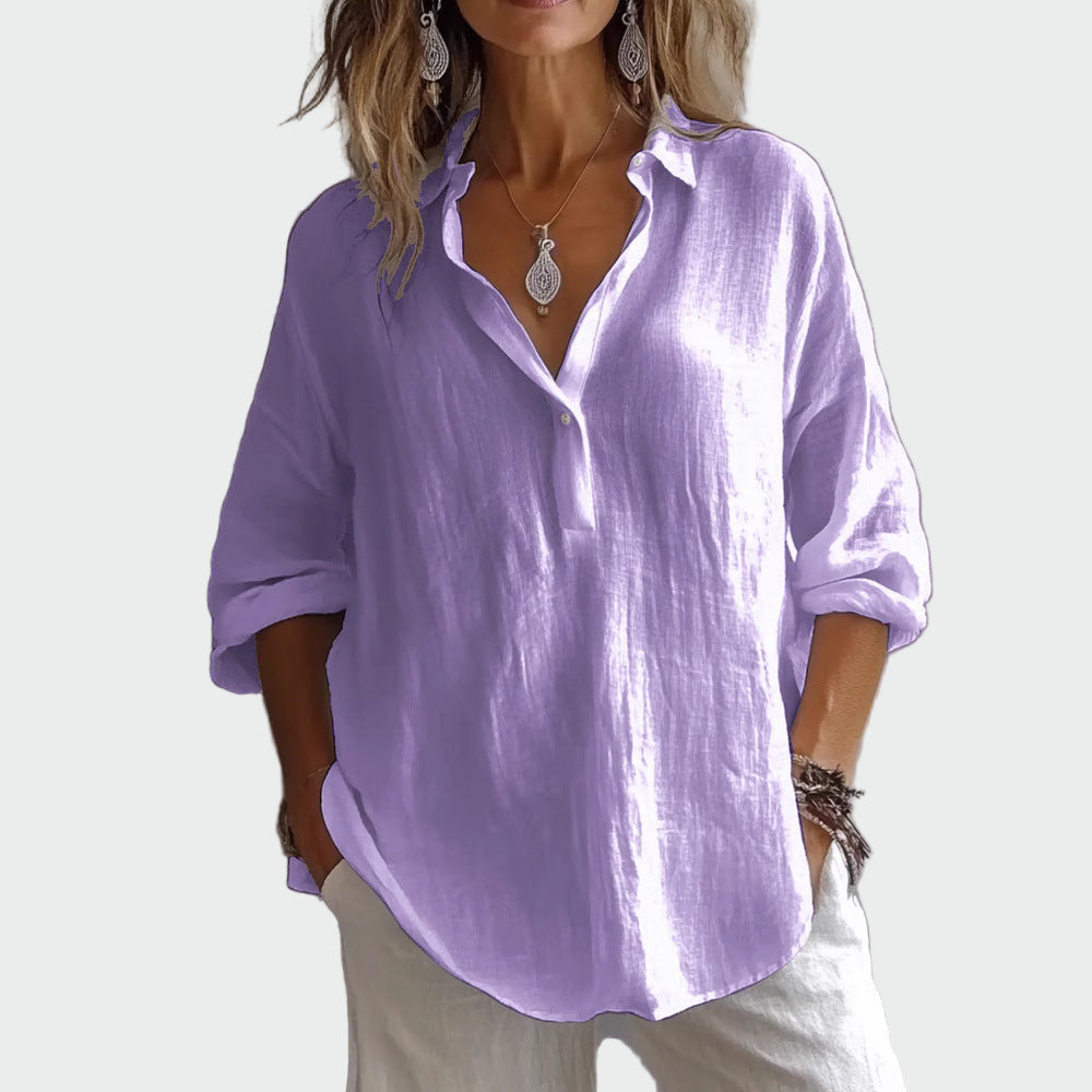 Zaira - Blusa de estilo casual elegante