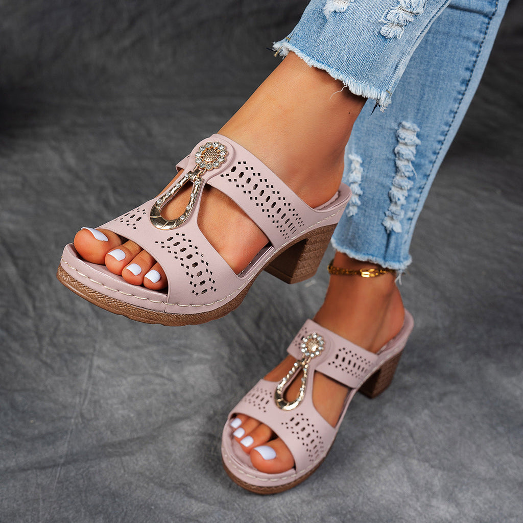 Isabella™ | Sandalias cómodas de tacón alto
