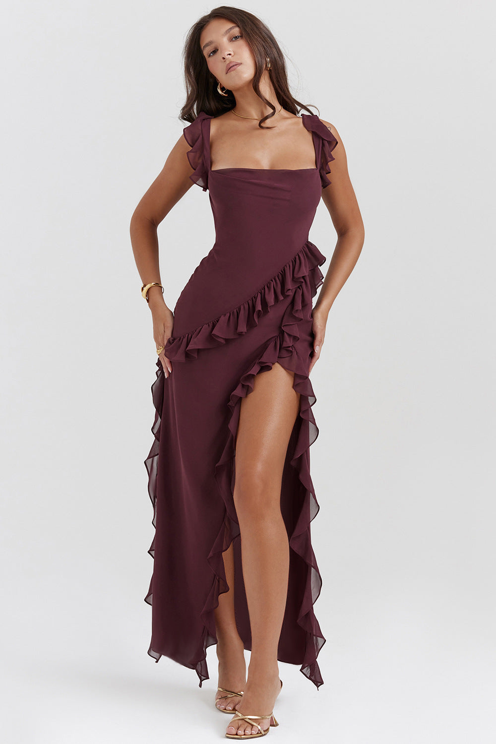 Vestido Ali™ | Maxi Ajustado Fluido - Best Seller