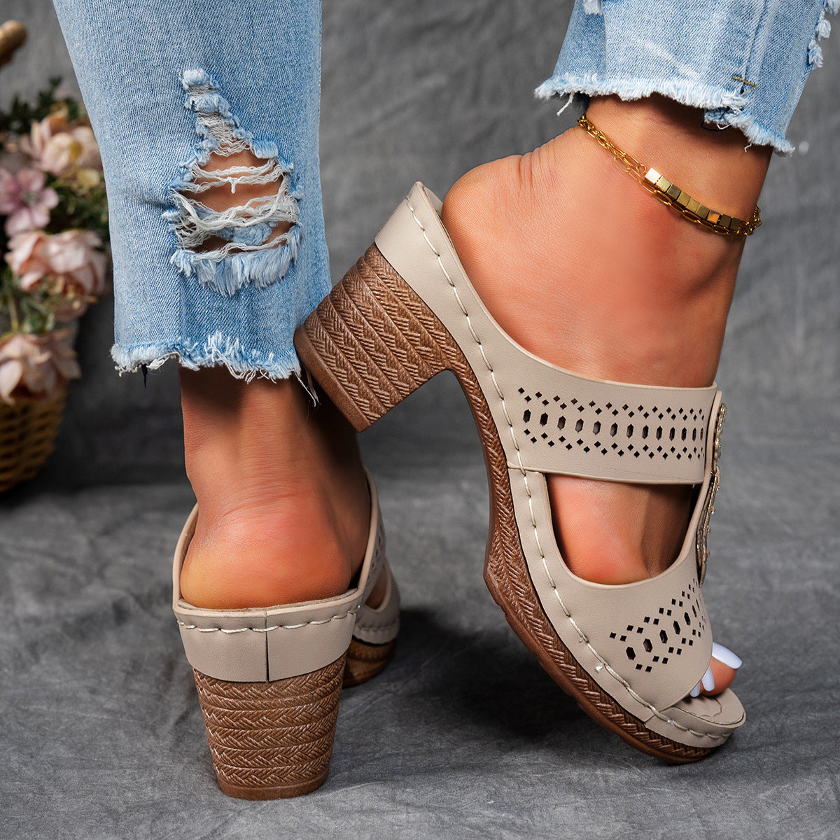 Isabella™ | Sandalias cómodas de tacón alto