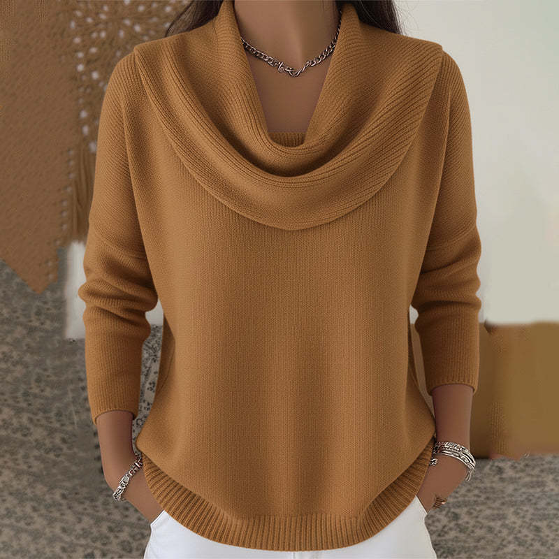 Iole | Suéter con Cuello Draped