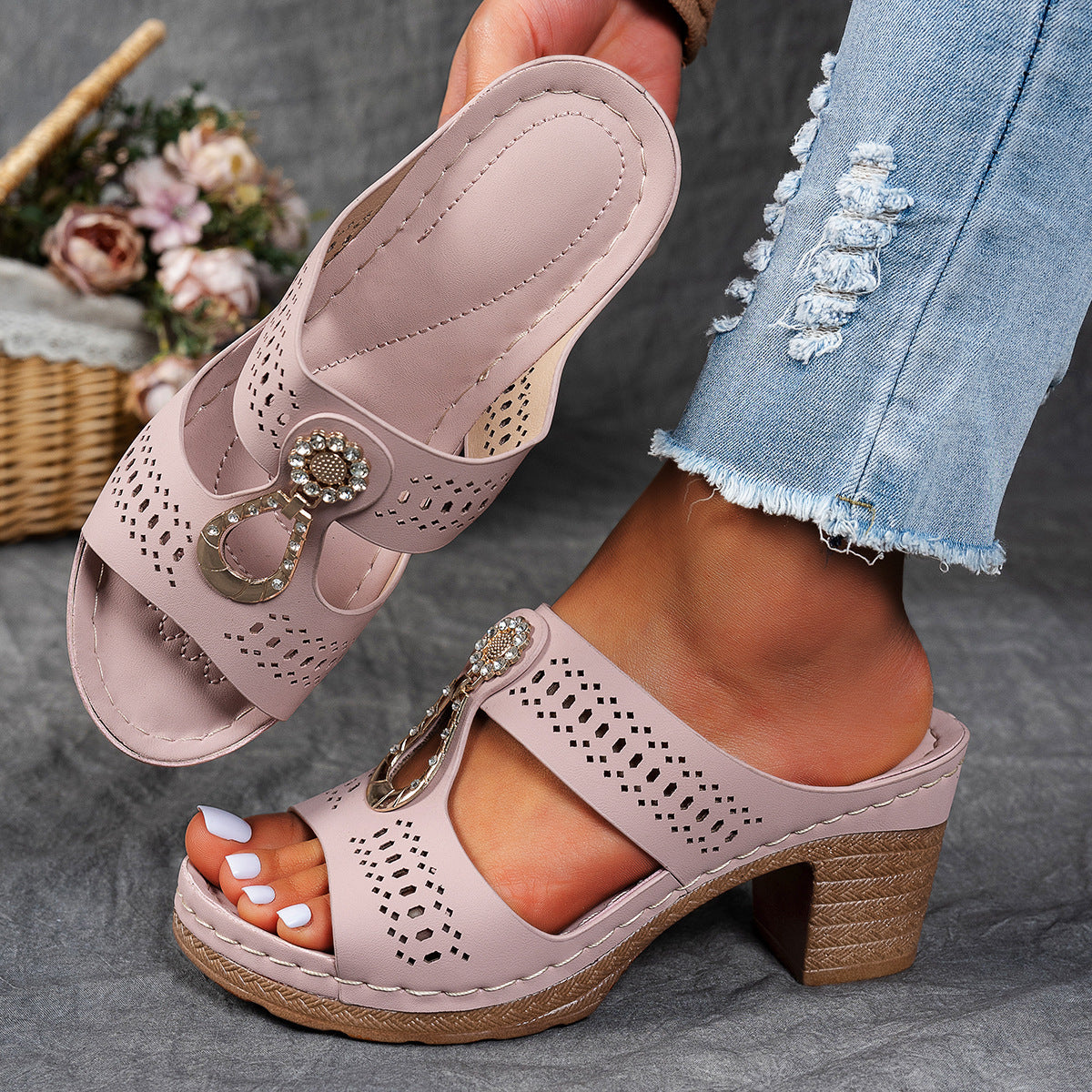 Isabella™ | Sandalias cómodas de tacón alto
