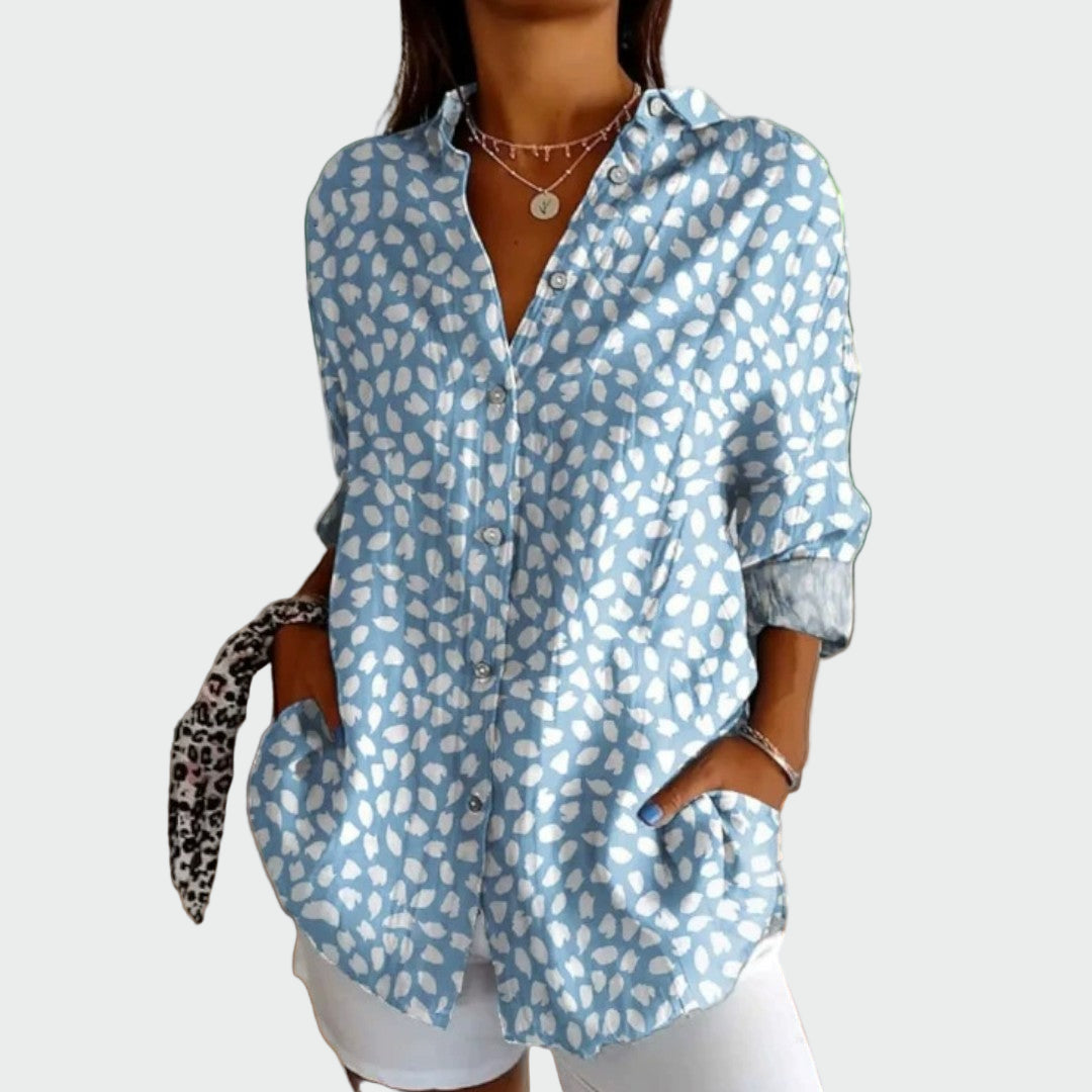 Iris - Camisa estilosa con estampa floral