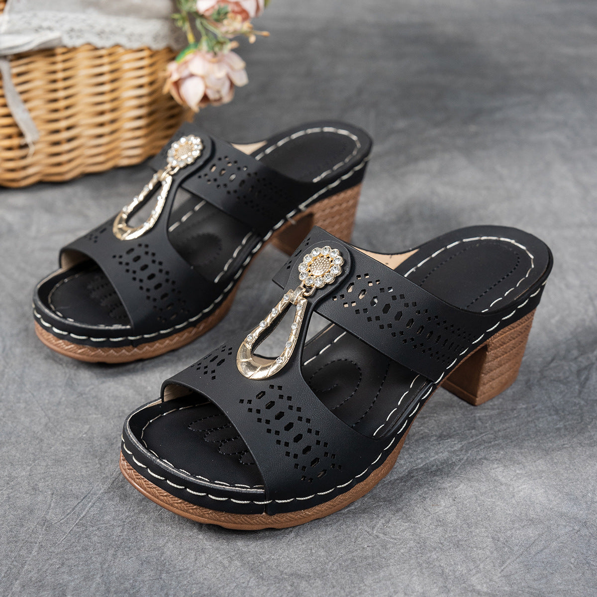 Isabella™ | Sandalias cómodas de tacón alto