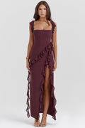 Vestido Ali™ | Maxi Ajustado Fluido - Best Seller