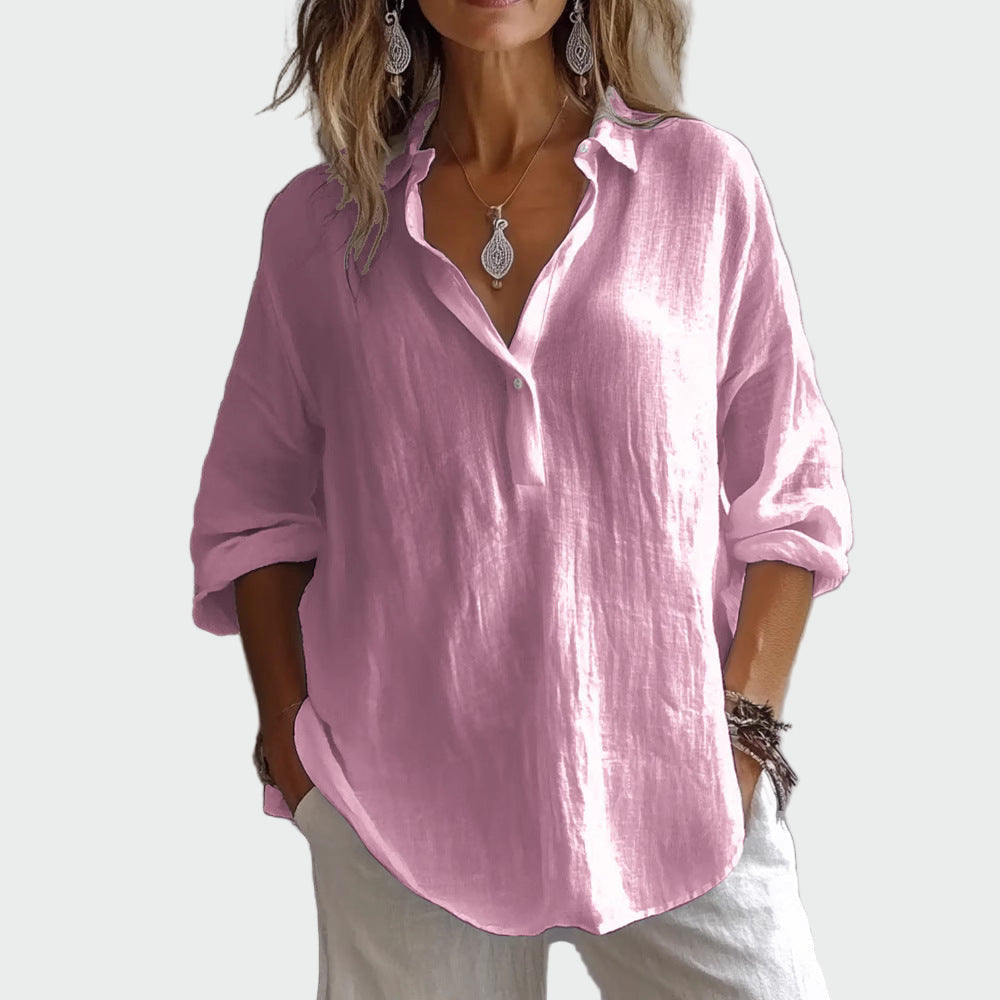 Zaira - Blusa de estilo casual elegante