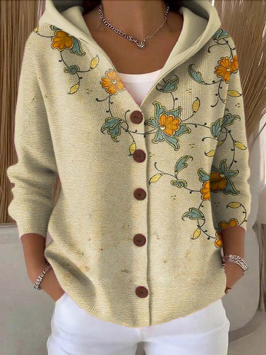 Paloma | Chaleco Patchwork con Capucha