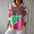 Camisa Odile™ | Elegancia estampada con caída impecable