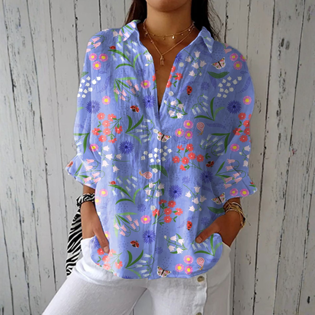 Camisa Ana™ | Comodidad ligera con estilo estampado