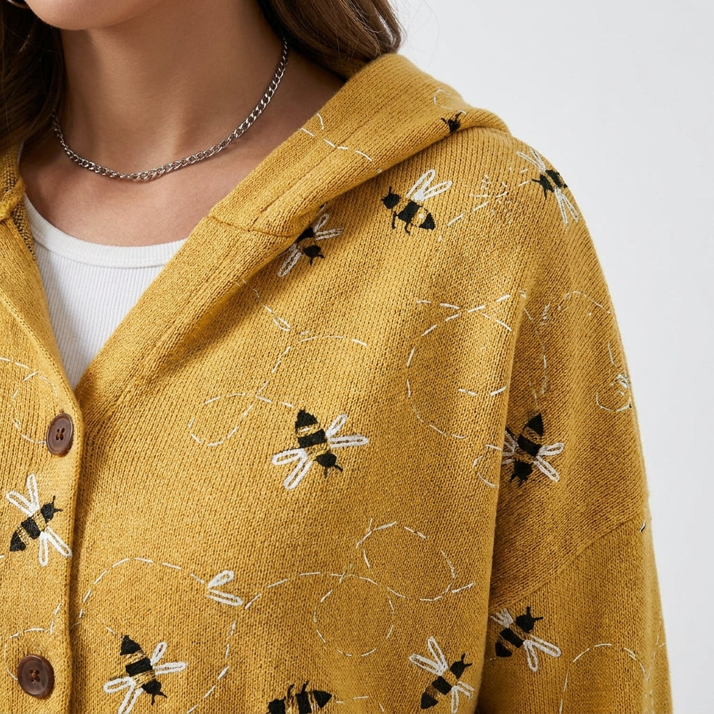 Isabella | Chamarra de Punto con Capucha