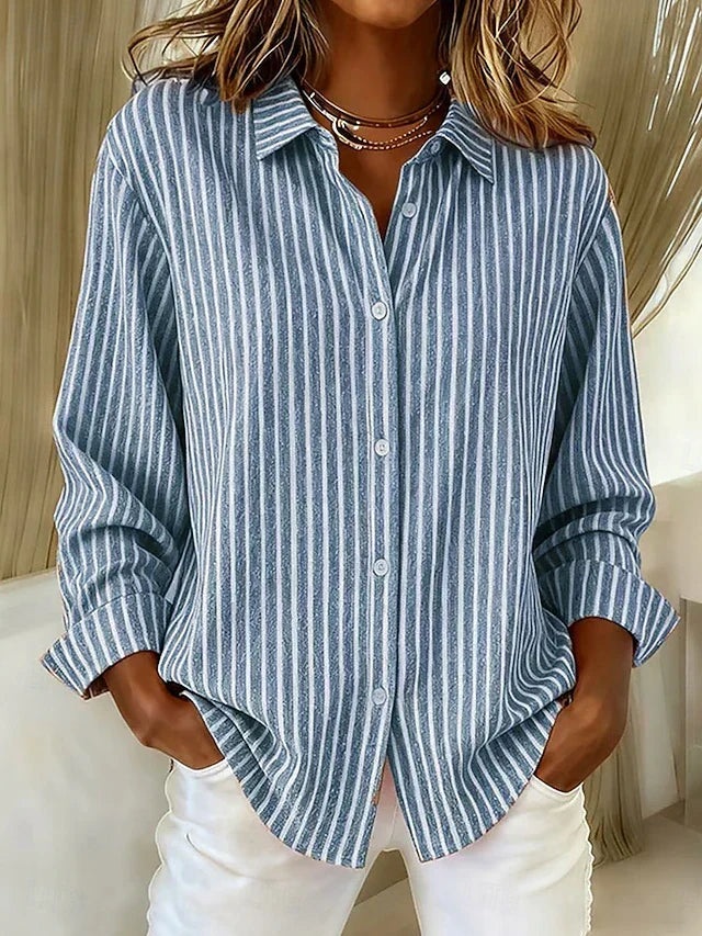 Jimena | Camisa a rayas con botones