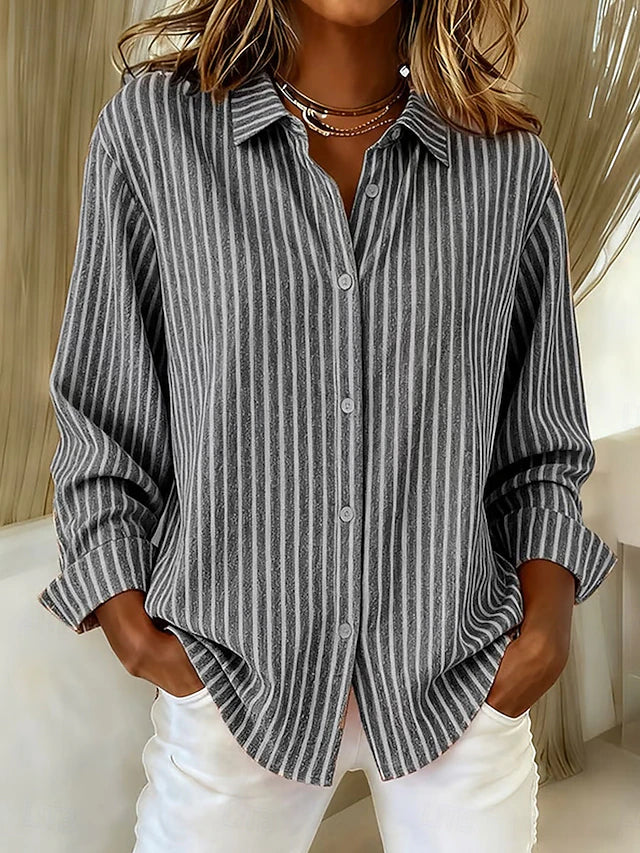 Jimena | Camisa a rayas con botones