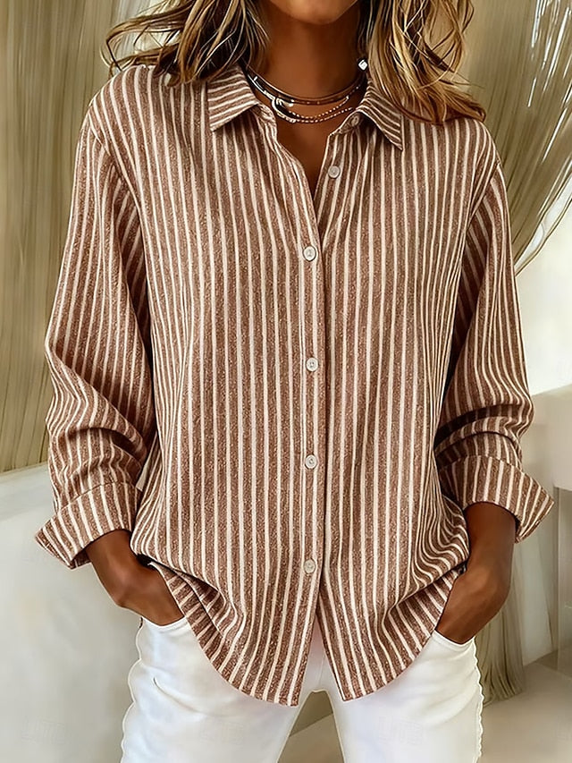 Jimena | Camisa a rayas con botones