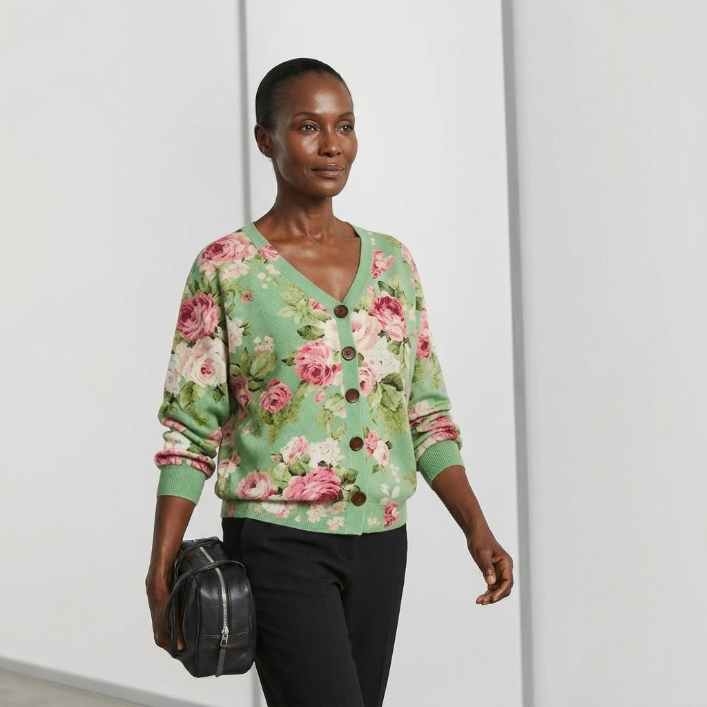 Olga | Chamarra de Punto con Botones
