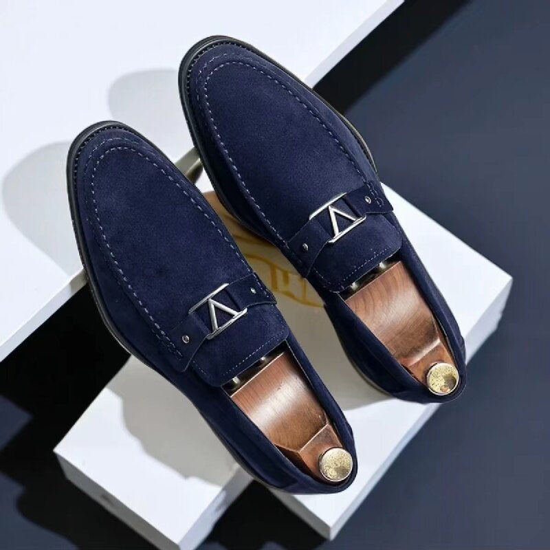 Pablo™ - Mocasines de ante con carácter premium