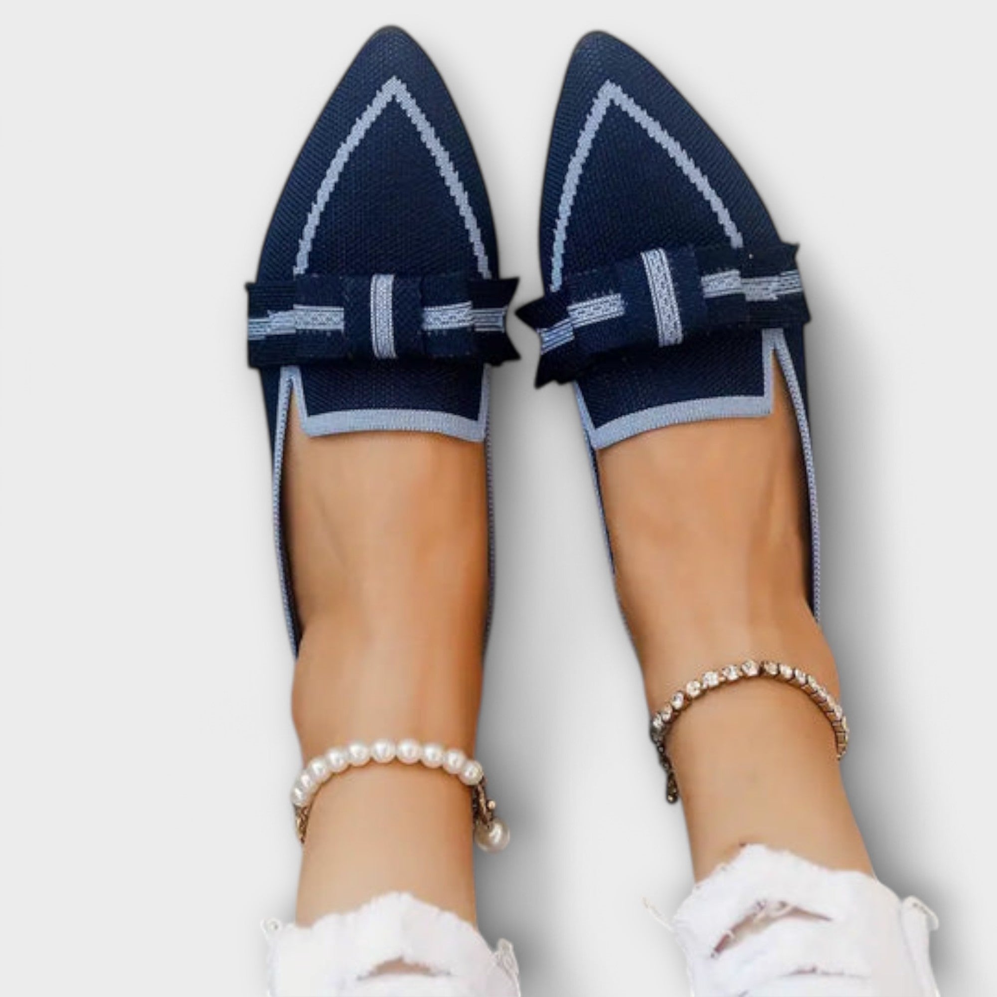 Blanca™ - Zapatos planos con diseño de nudo