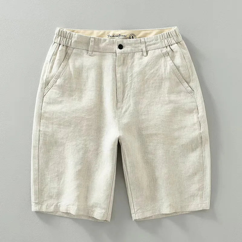 Ricardo™ - Shorts masculinos celestes con ajuste cómodo