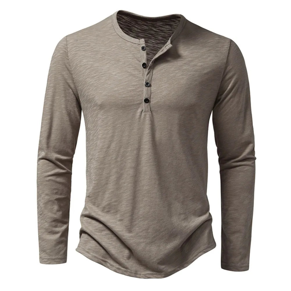 Óscar™ - Polo Casual Henley Distinguido